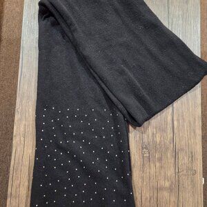 Vera Bradley gold studded black scarf